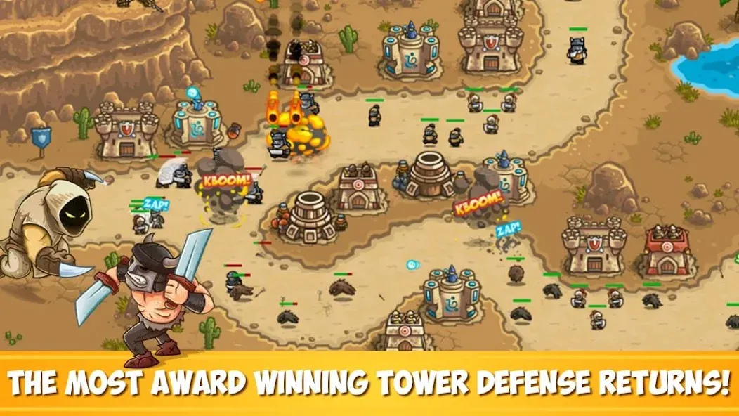Kingdom Rush Frontiers TD (Кингдом Раш Фронтис ТД) [МОД: Деньги, Монеты и Меню MOD] Screenshot 1