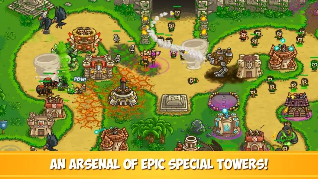 Kingdom Rush Frontiers TD (Кингдом Раш Фронтис ТД) [МОД: Деньги, Монеты и Меню MOD] Screenshot 4