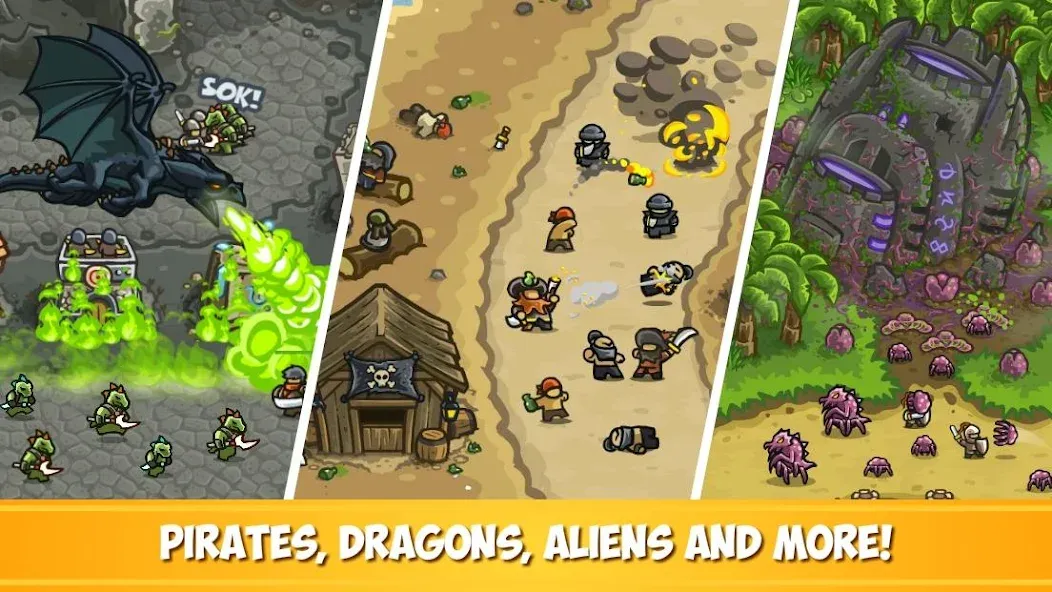 Kingdom Rush Frontiers TD (Кингдом Раш Фронтис ТД) [МОД: Деньги, Монеты и Меню MOD] Screenshot 5
