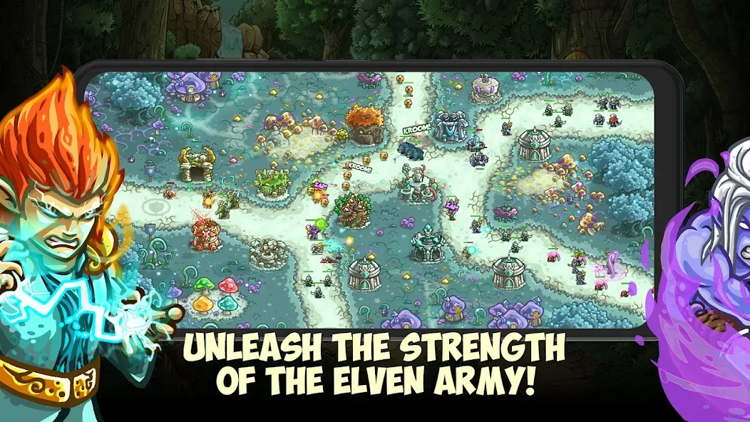 Kingdom Rush Origins TD (Кингдом Раш Ориджинс) [МОД: Деньги, Монеты и Меню MOD] Screenshot 2