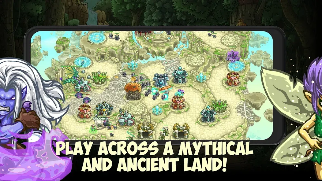Kingdom Rush Origins TD (Кингдом Раш Ориджинс) [МОД: Деньги, Монеты и Меню MOD] Screenshot 3