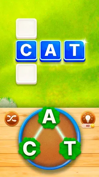 Word Garden : Crosswords (Уорд Гарден) [МОД: Меню, Бесконечные монеты и Открытые уровни] Screenshot 1