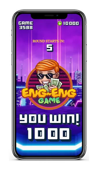 Eng-Eng Game (Энг) [МОД: Деньги, Монеты и Меню MOD] Screenshot 3