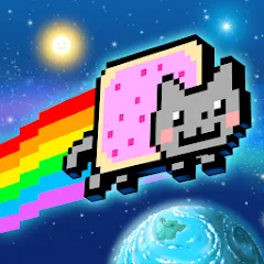 Скачать Nyan Cat: Lost In Space (Нян Кэт) [МОД: Много денег, Монет и Все открыто] | Взлом Nyan Cat: Lost In Space на Андроид