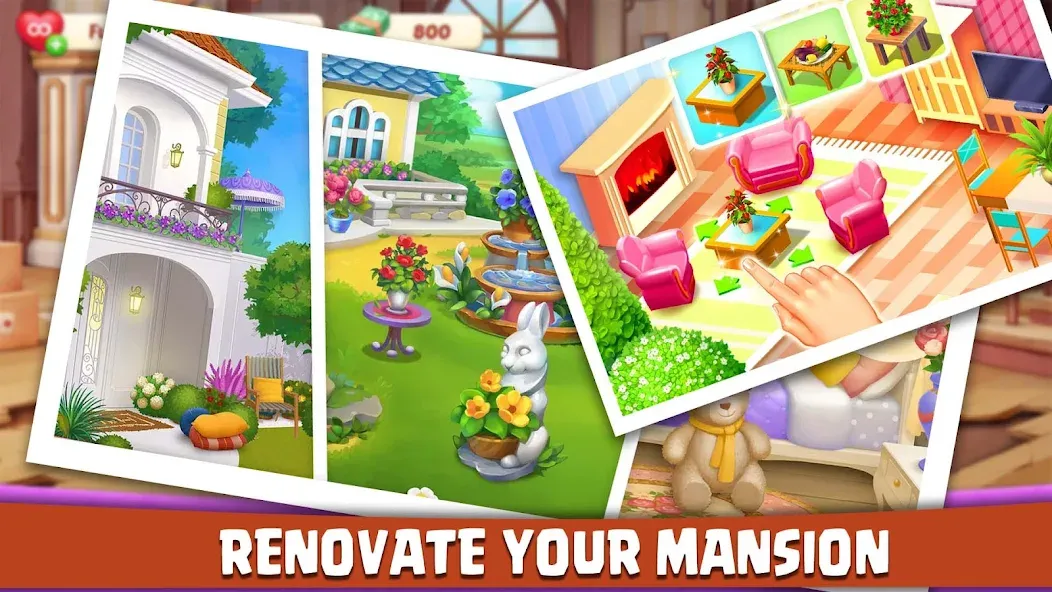 House Design: Redecor Makeover (Хаус Дизайн) [МОД: Все открыто, Дополнительные деньги и Меню MOD] Screenshot 1