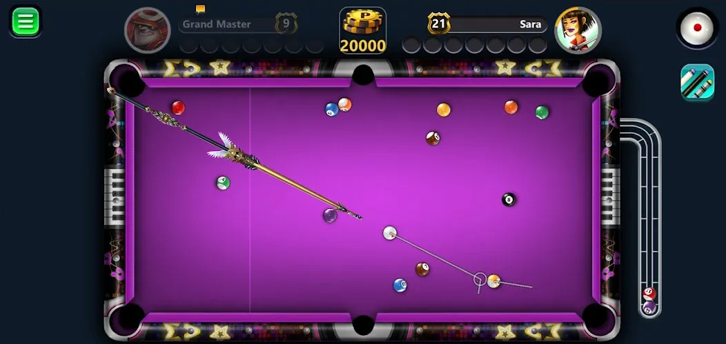 8 Ball Magic (Болл Мэджик) [МОД: Меню, Бесконечные монеты и Открытые уровни] Screenshot 4