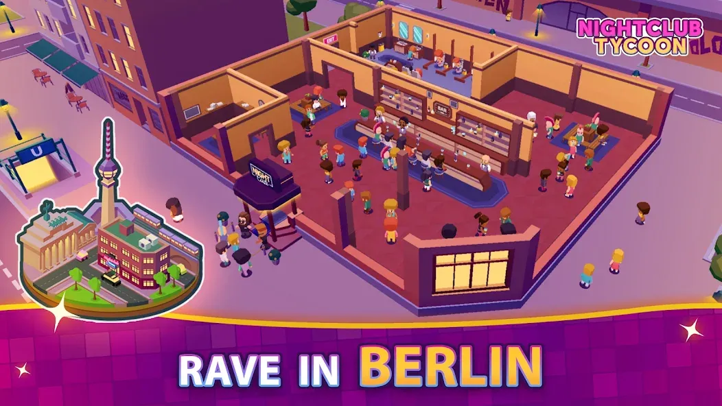 Nightclub Tycoon: Idle Empire [МОД: Много денег, Монет и Все открыто] Screenshot 2