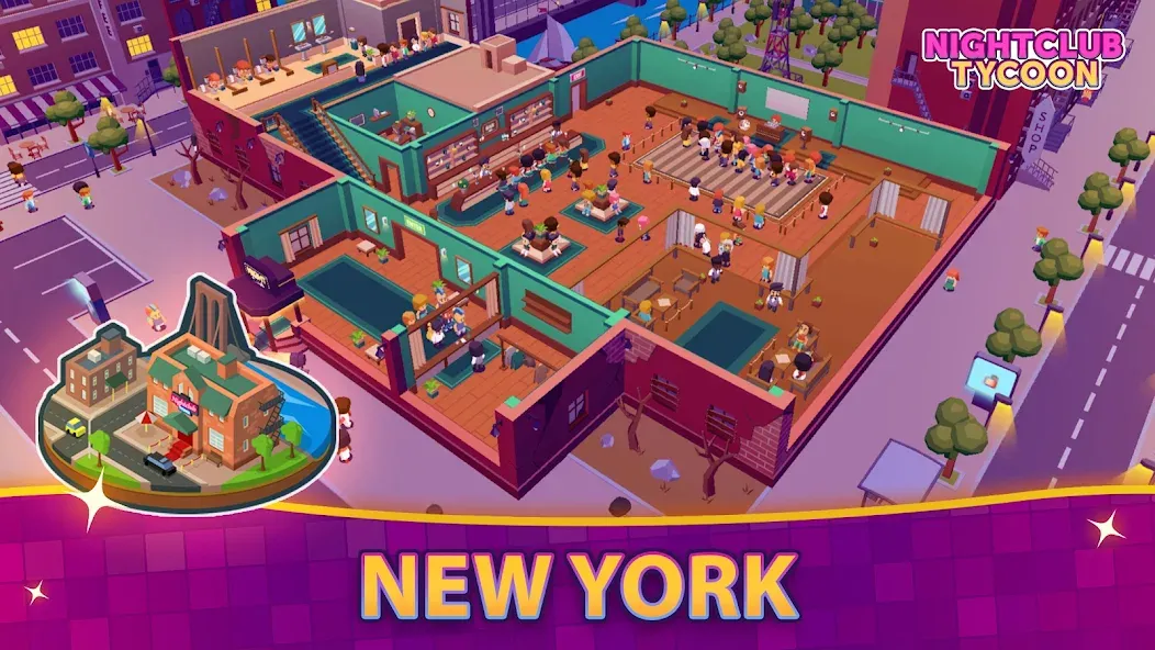 Nightclub Tycoon: Idle Empire [МОД: Много денег, Монет и Все открыто] Screenshot 3