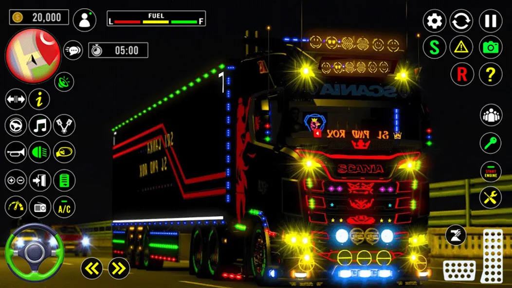 US Truck City Transport Sim 3d [МОД: Деньги, Монеты и Меню MOD] Screenshot 1