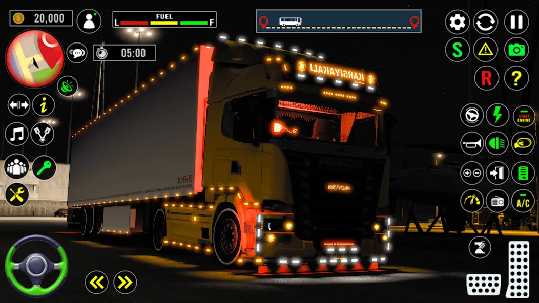 US Truck City Transport Sim 3d [МОД: Деньги, Монеты и Меню MOD] Screenshot 5