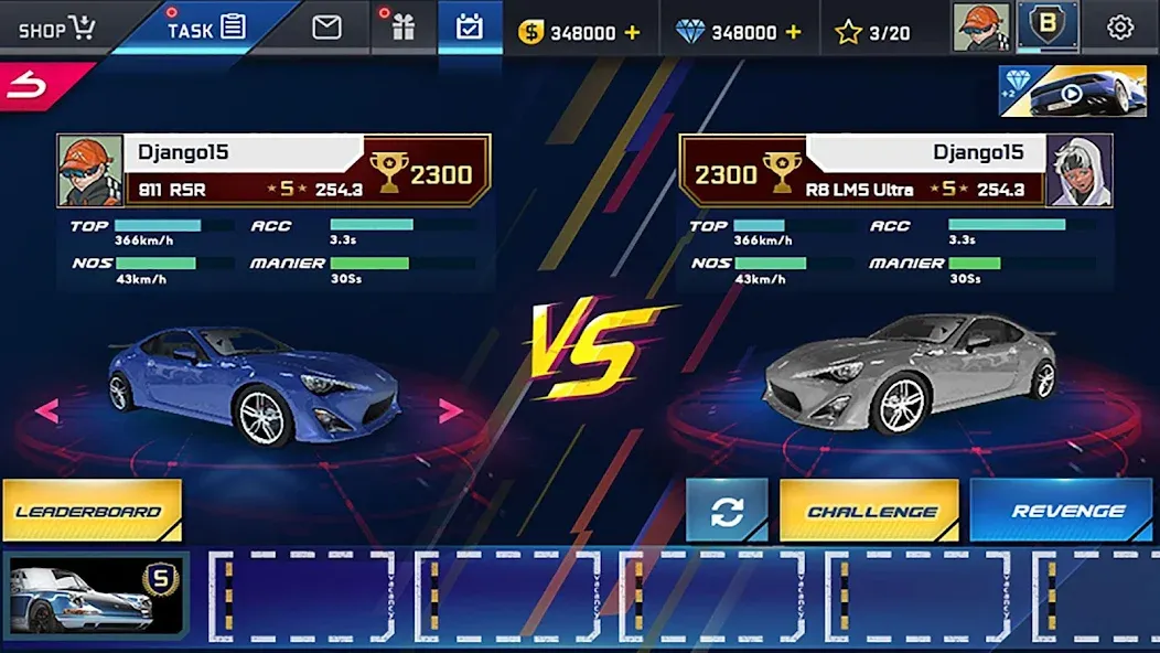Street Racing HD (Стрит Рейсинг ХД) [МОД: Много монет, Открытые уровни и Мега MOD] Screenshot 4