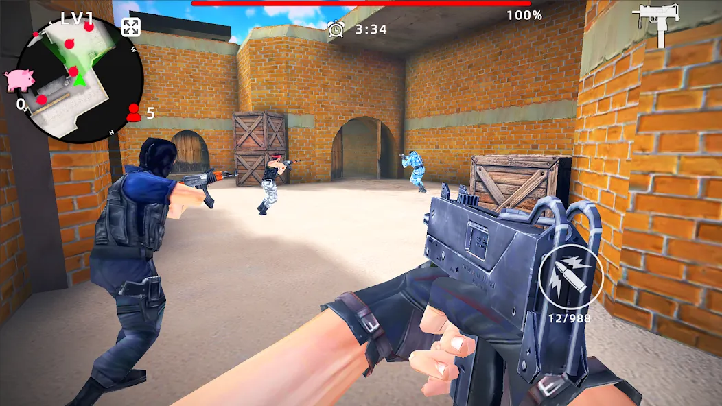 Gun Strike: FPS Shooter Game (Каунтер Атак) [МОД: Много денег, Монет и Все открыто] Screenshot 3