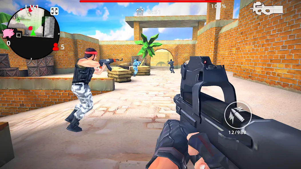 Gun Strike: FPS Shooter Game (Каунтер Атак) [МОД: Много денег, Монет и Все открыто] Screenshot 4