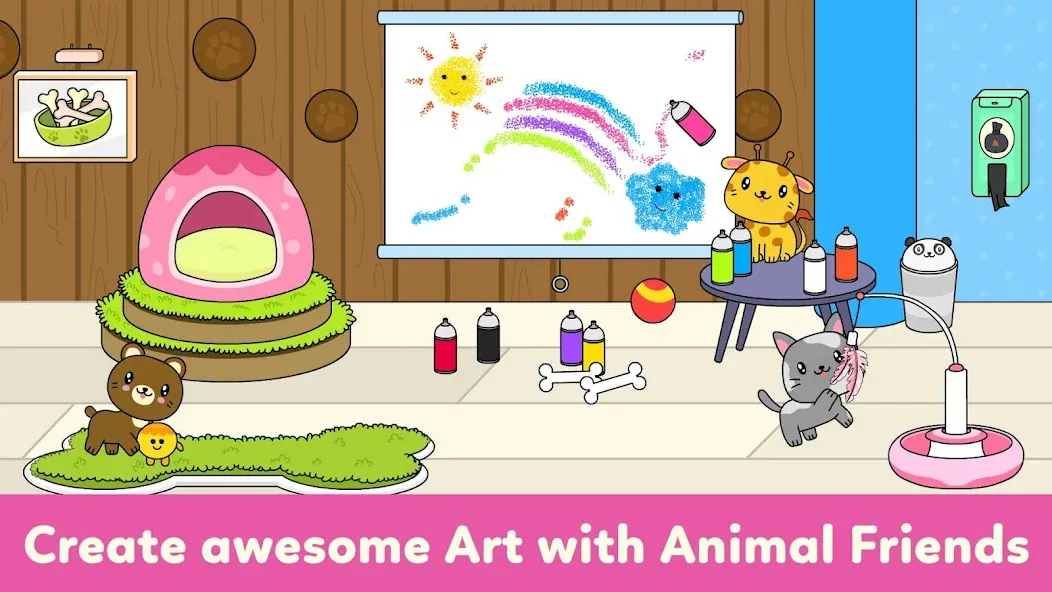Tizi Town - My Pet Daycare [МОД: Все открыто, Дополнительные деньги и Меню MOD] Screenshot 4