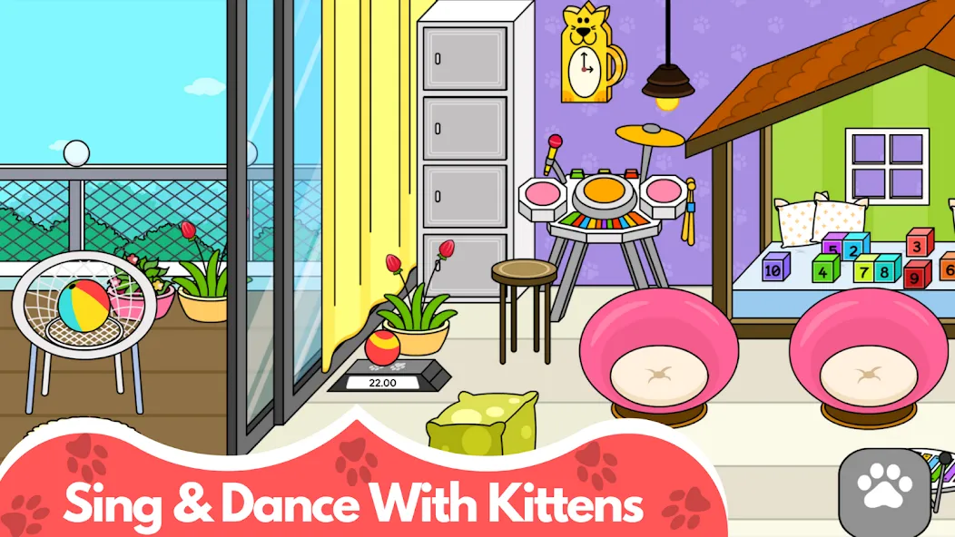My Cat Town - Cute Kitty Games [МОД: Бесконечные деньги, Монеты и Мега MOD] Screenshot 4