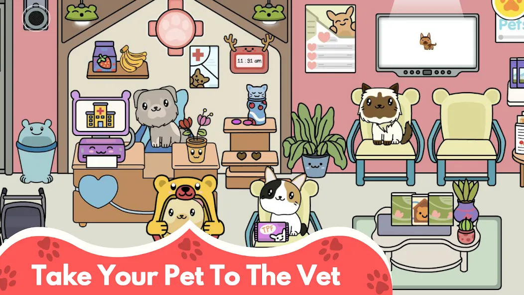 My Cat Town - Cute Kitty Games [МОД: Бесконечные деньги, Монеты и Мега MOD] Screenshot 5