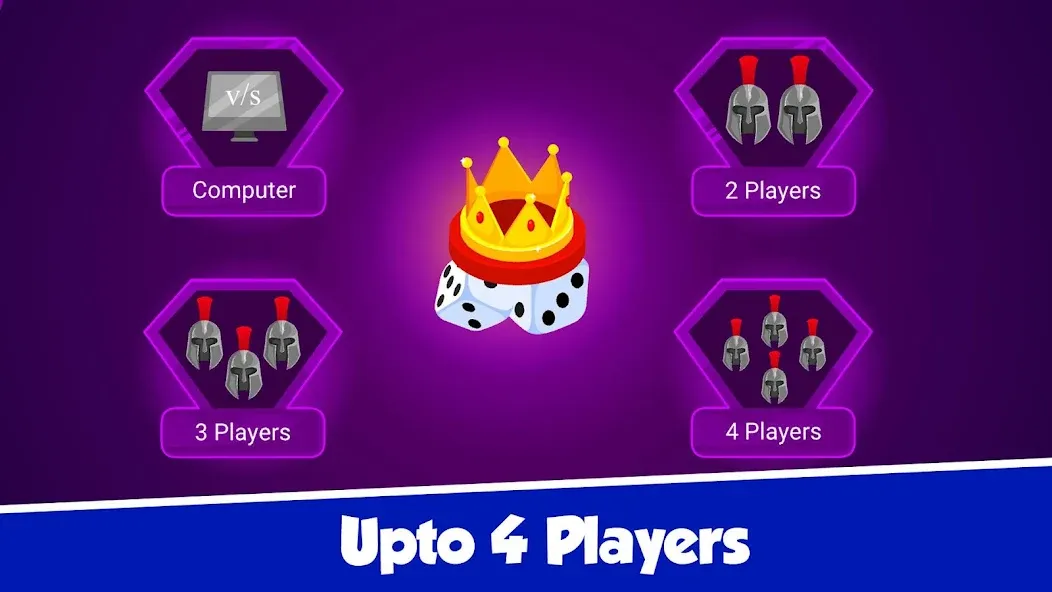 Ludo Offline Dice Board Game [МОД: Много денег, Монет и Все открыто] Screenshot 5