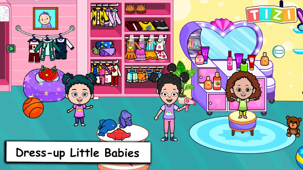 My Tizi Town Daycare Baby Game [МОД: Много денег, Монет и Все открыто] Screenshot 4