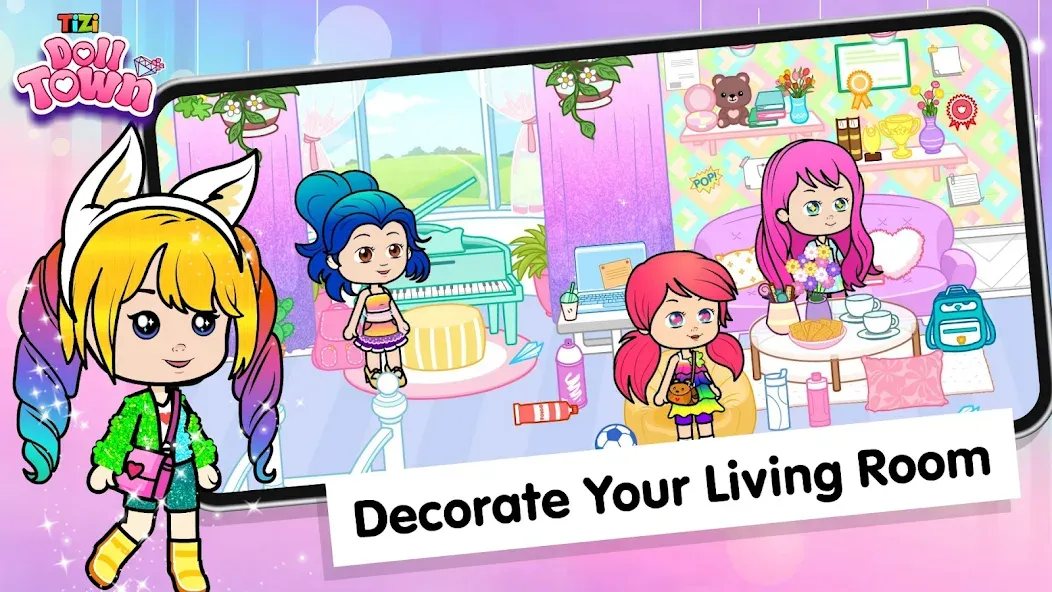 Tizi Town: Doll Dress Up Games [МОД: Много денег, Монет и Все открыто] Screenshot 4