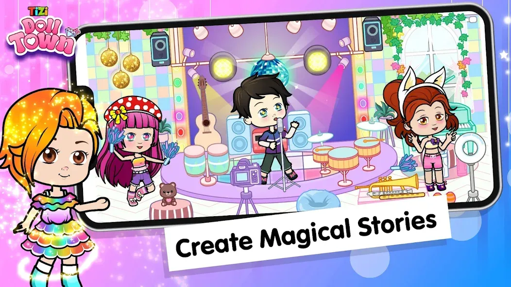 Tizi Town: Doll Dress Up Games [МОД: Много денег, Монет и Все открыто] Screenshot 5