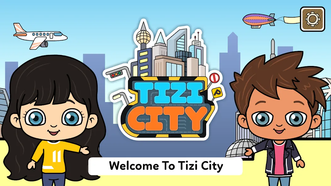 My Tizi City - Town Life Games [МОД: Все открыто, Дополнительные деньги и Меню MOD] Screenshot 1