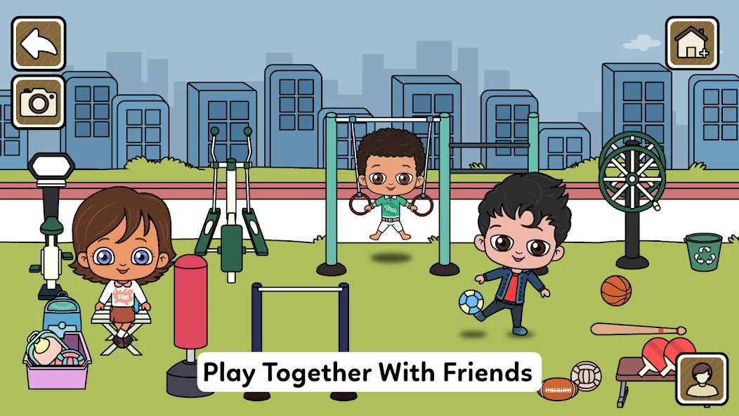 My Tizi City - Town Life Games [МОД: Все открыто, Дополнительные деньги и Меню MOD] Screenshot 3