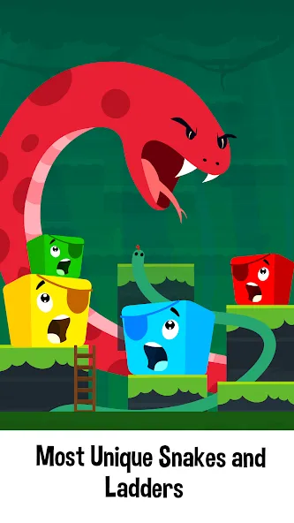 Snake and Ladder Games [МОД: Меню, Бесконечные монеты и Открытые уровни] Screenshot 1