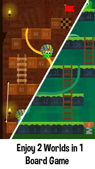 Snake and Ladder Games [МОД: Меню, Бесконечные монеты и Открытые уровни] Screenshot 2