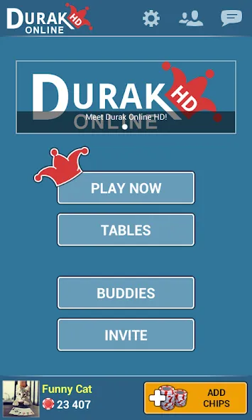 Durak Online HD [МОД: Деньги, Монеты и Меню MOD] Screenshot 2