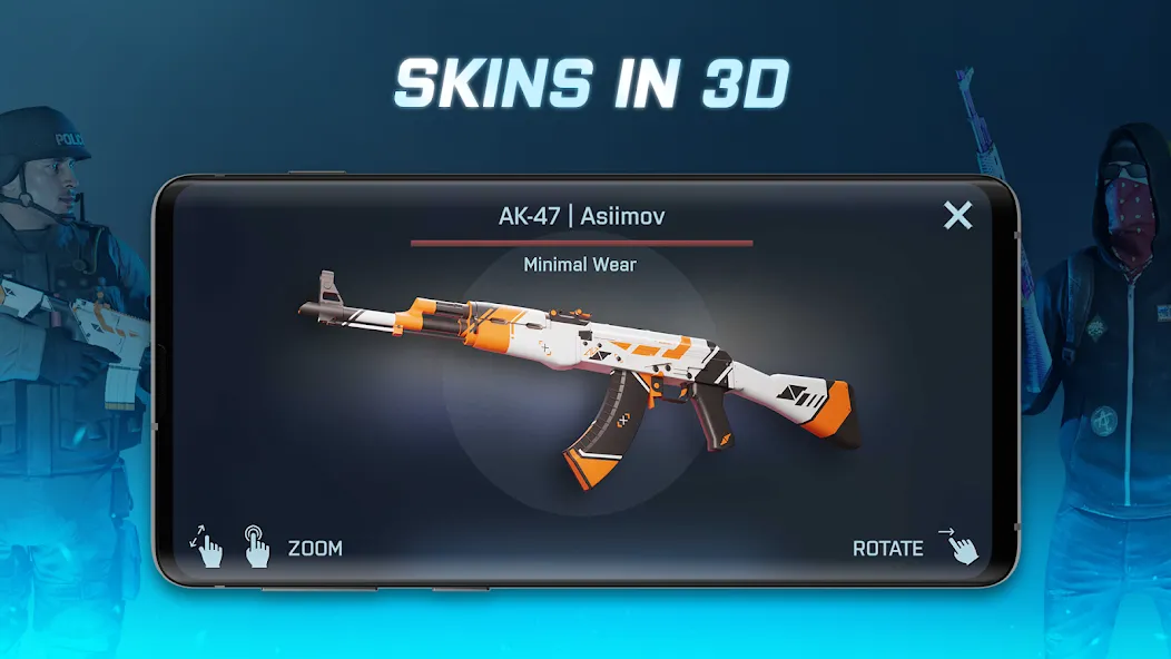 Case Opener - skins simulator (Кейс Опенер) [МОД: Деньги, Монеты и Меню MOD] Screenshot 1