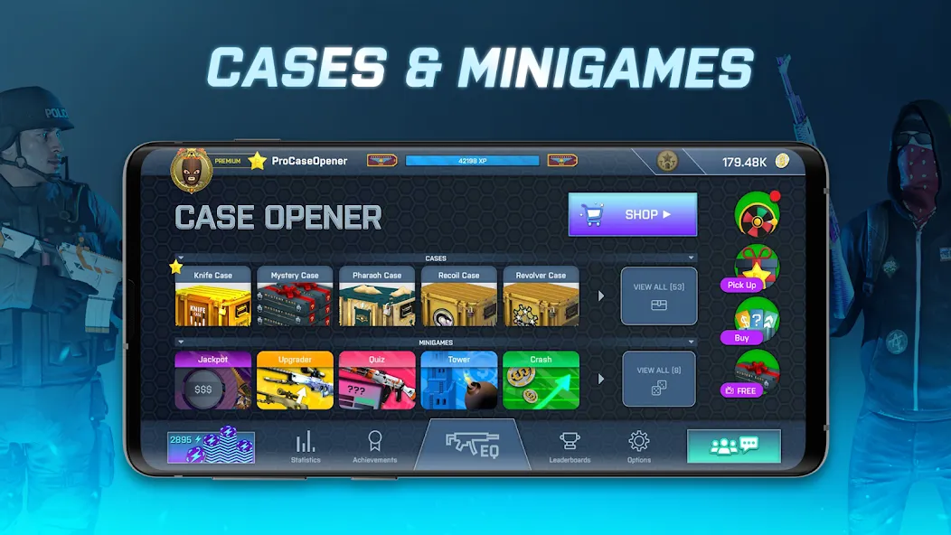 Case Opener - skins simulator (Кейс Опенер) [МОД: Деньги, Монеты и Меню MOD] Screenshot 2
