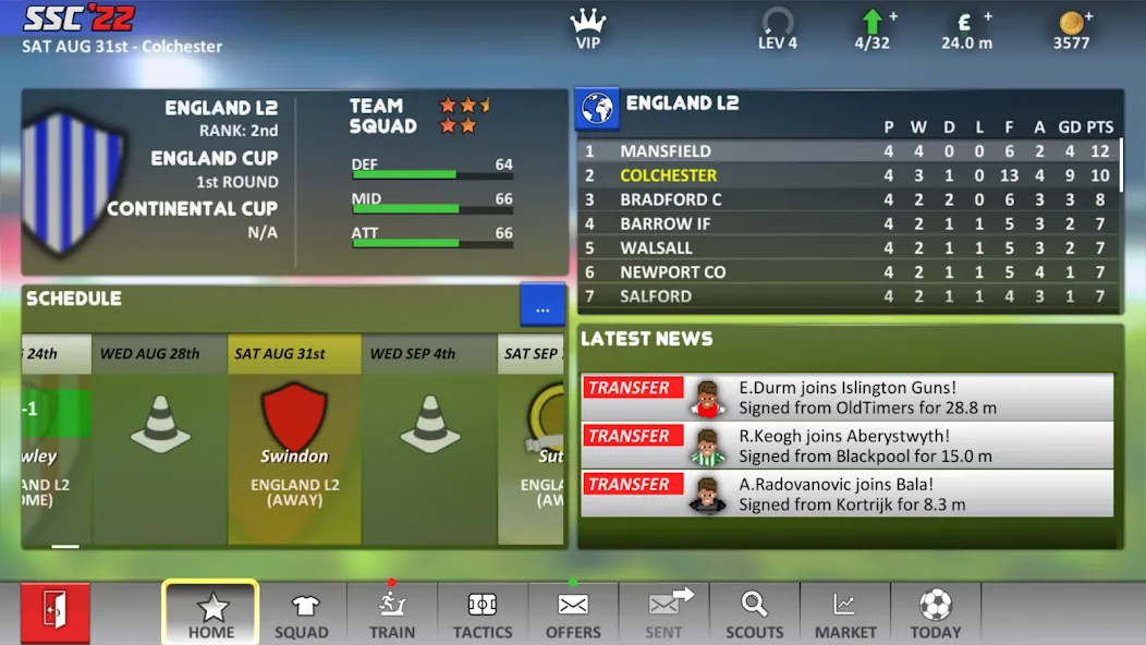 Super Soccer Champs '22 (Ads) [МОД: Бесконечные деньги, Монеты и Мега MOD] Screenshot 3