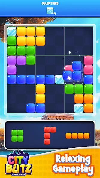 City Blitz-Block Puzzle Blast (Блок Головоломка Кинг) [МОД: Много монет, Открытые уровни и Мега MOD] Screenshot 2