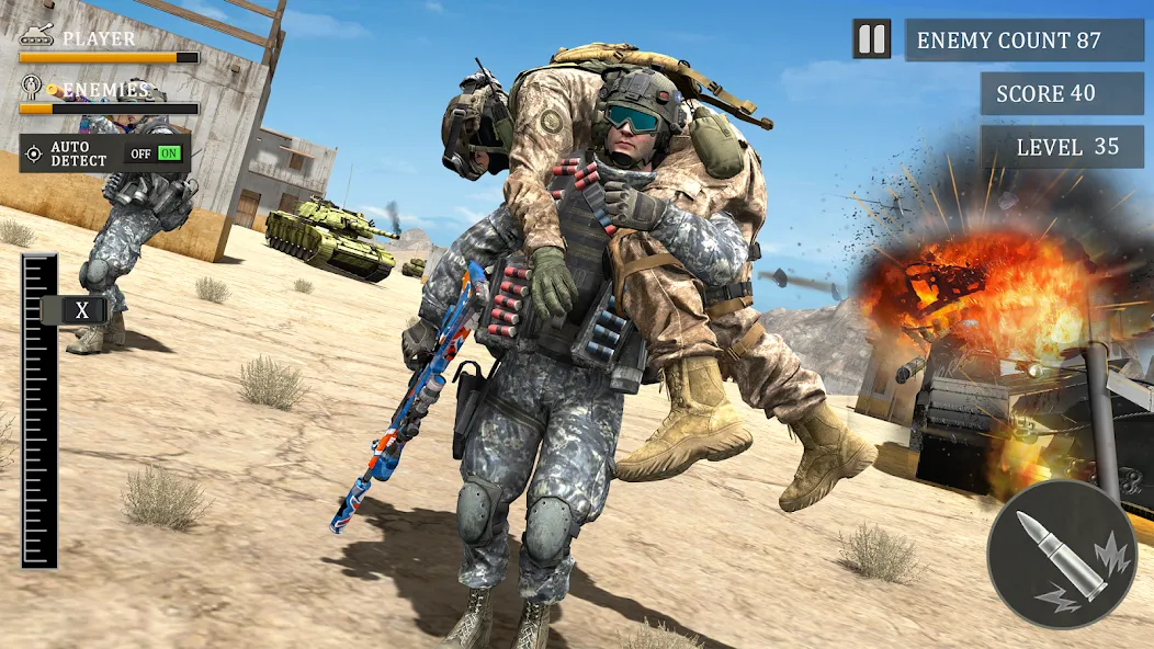 Tank Fury: Battle of Steels [МОД: Много монет, Открытые уровни и Мега MOD] Screenshot 3