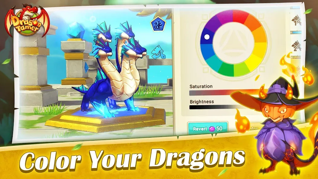 Dragon Tamer [МОД: Бесконечные деньги, Монеты и Мега MOD] Screenshot 1
