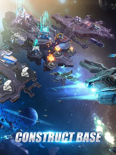 Galaxy Battleship (Гэлакси Батлшип) [МОД: Много монет, Открытые уровни и Мега MOD] Screenshot 5