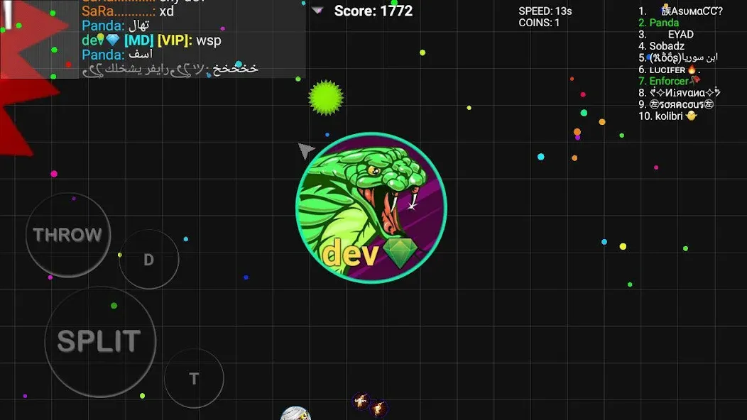 Blob.io - Multiplayer io games (Блоб ио) [МОД: Много денег, Монет и Все открыто] Screenshot 1