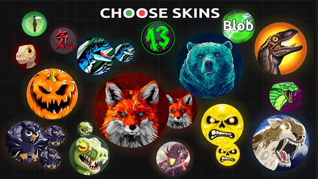 Blob.io - Multiplayer io games (Блоб ио) [МОД: Много денег, Монет и Все открыто] Screenshot 4