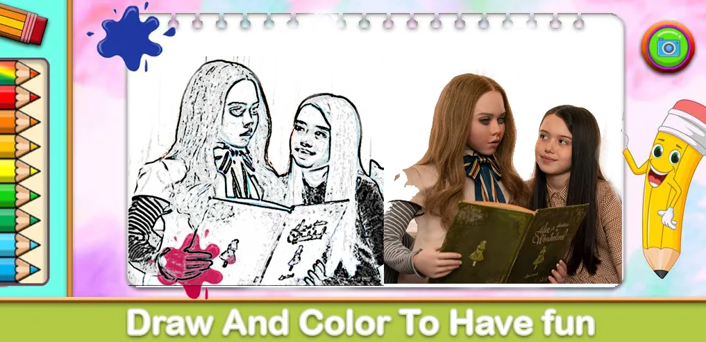 Megan Coloring Game (Меган Колоринг Гейм) [МОД: Деньги, Монеты и Меню MOD] Screenshot 2