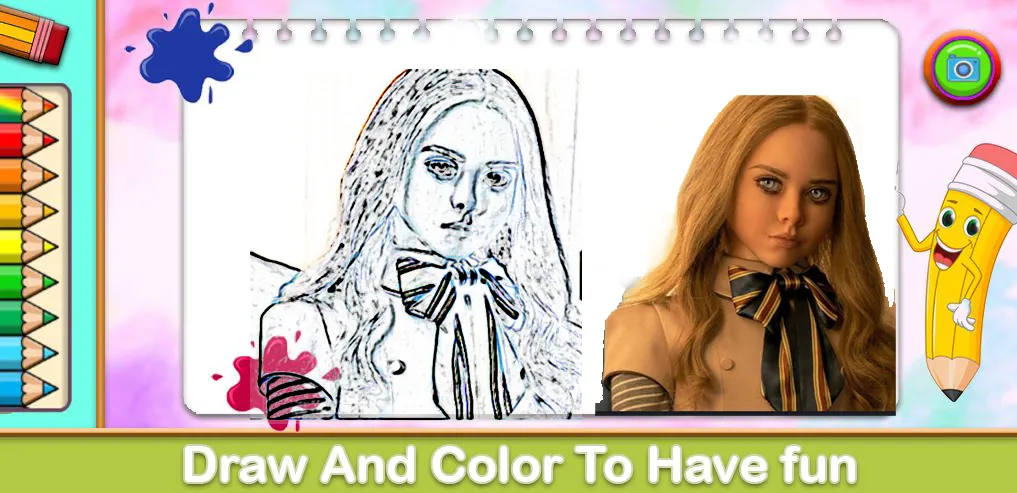 Megan Coloring Game (Меган Колоринг Гейм) [МОД: Деньги, Монеты и Меню MOD] Screenshot 3