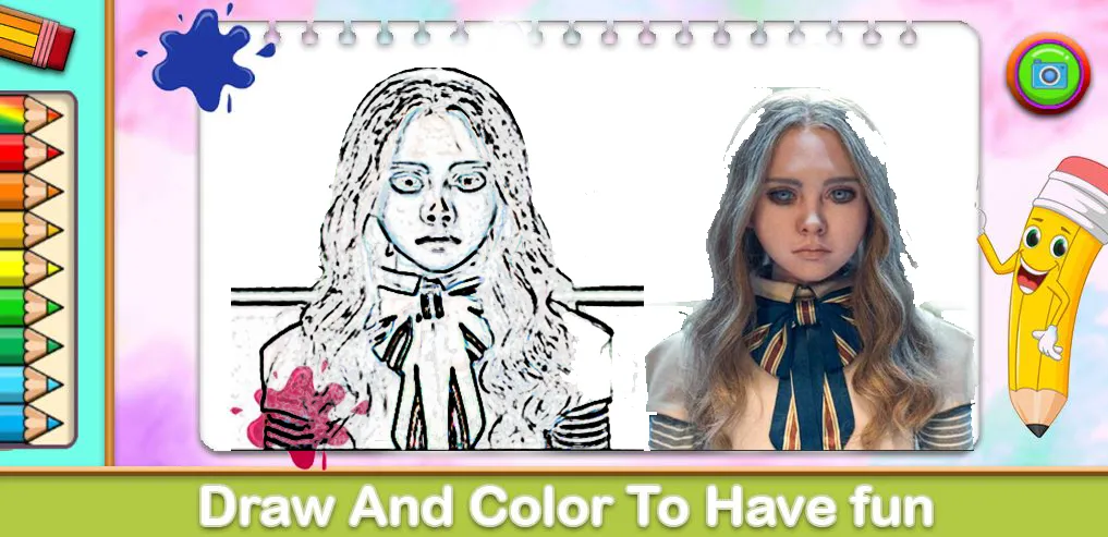 Megan Coloring Game (Меган Колоринг Гейм) [МОД: Деньги, Монеты и Меню MOD] Screenshot 4