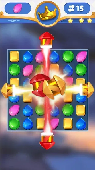 Dragondodo - Jewel Blast [МОД: Много монет, Открытые уровни и Мега MOD] Screenshot 3