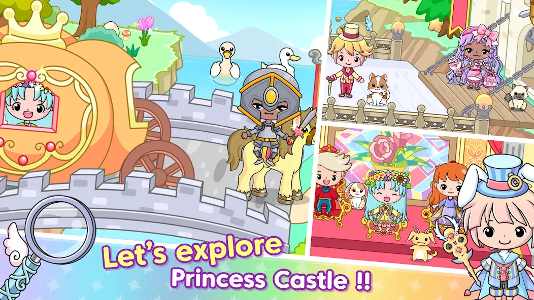 Jibi Land : Princess Castle (Джиби Лэнд) [МОД: Много денег, Монет и Все открыто] Screenshot 1