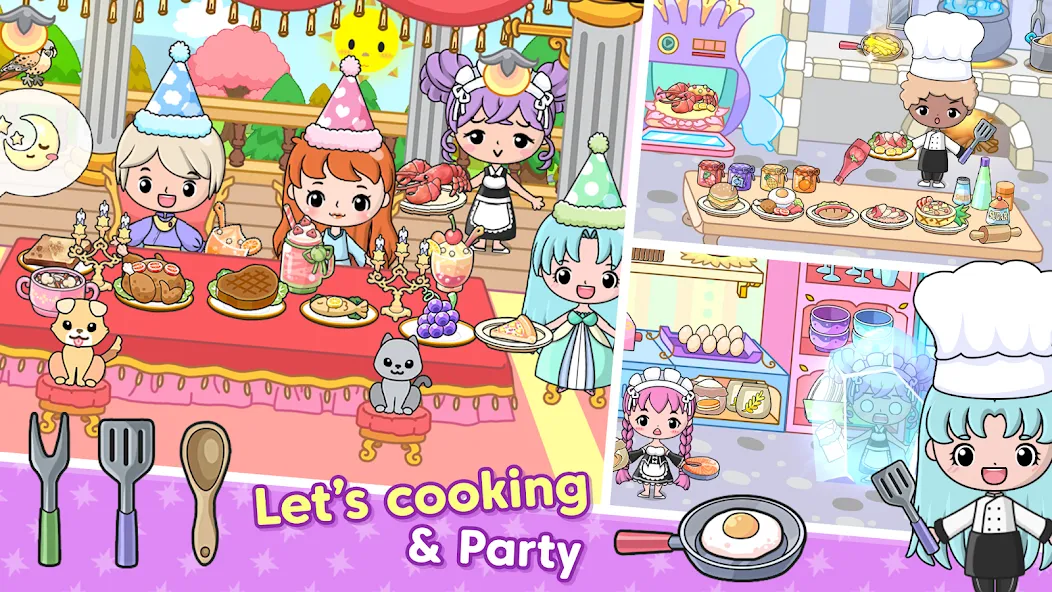 Jibi Land : Princess Castle (Джиби Лэнд) [МОД: Много денег, Монет и Все открыто] Screenshot 4