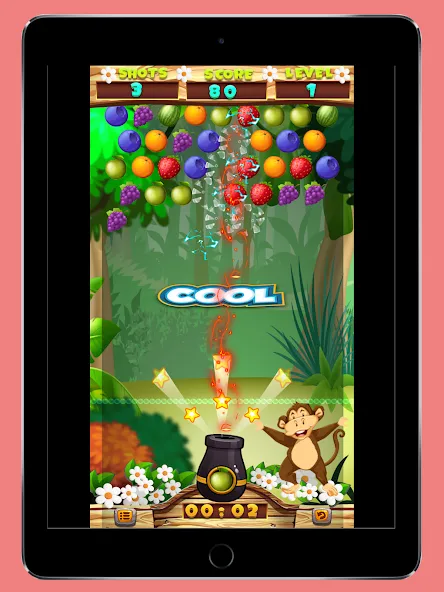 Fruits Shooter Pop (Фрутс Шутер Поп) [МОД: Меню, Бесконечные монеты и Открытые уровни] Screenshot 1