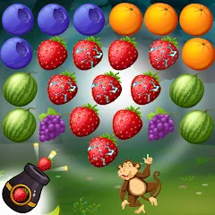 Скачать Fruits Shooter Pop (Фрутс Шутер Поп) [МОД: Меню, Бесконечные монеты и Открытые уровни] | Взлом Fruits Shooter Pop на Андроид