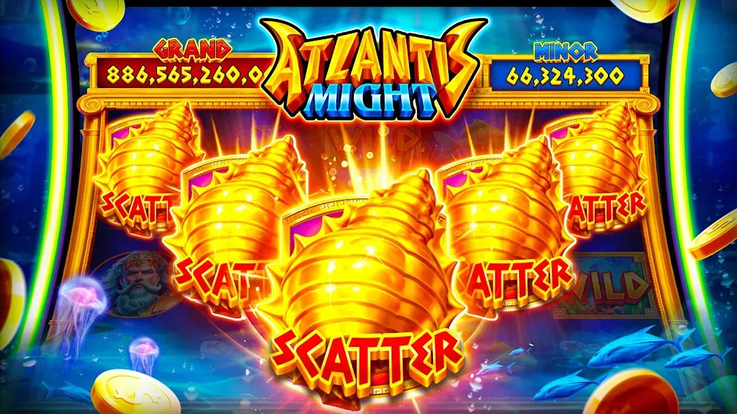 Jackpot Master™ Slots - Casino (Джекпот Мастер Слоты) [МОД: Все открыто, Дополнительные деньги и Меню MOD] Screenshot 3