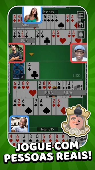 Buraco Jogatina: Card Games (Бурако Жогатина) [МОД: Много монет, Открытые уровни и Мега MOD] Screenshot 1