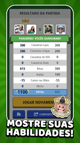 Buraco Jogatina: Card Games (Бурако Жогатина) [МОД: Много монет, Открытые уровни и Мега MOD] Screenshot 4