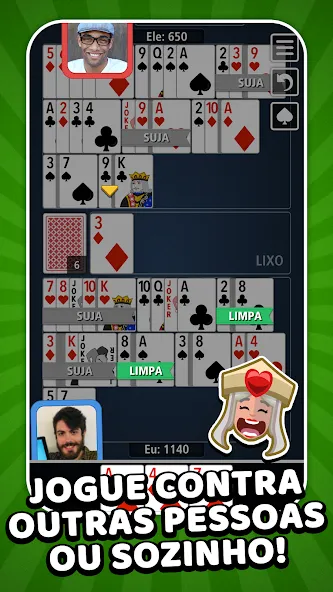 Buraco Jogatina: Card Games (Бурако Жогатина) [МОД: Много монет, Открытые уровни и Мега MOD] Screenshot 5